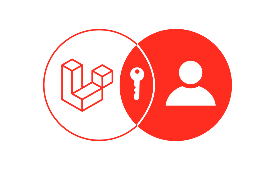 Laravel logo, profile logo, key