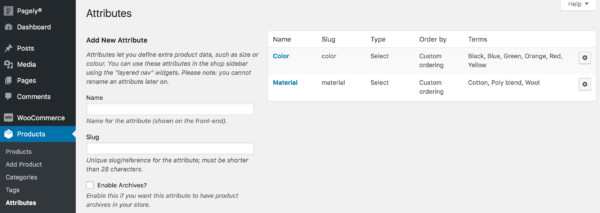 facetwp attributes