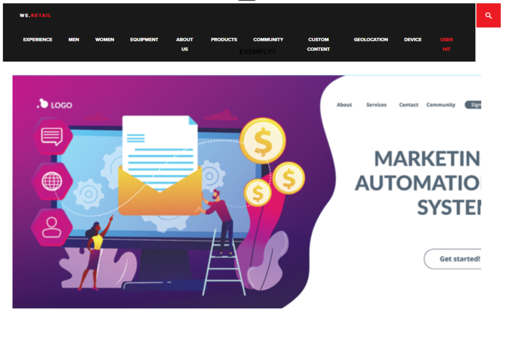 Target page