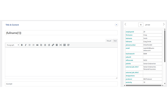 Weekly content updates and data import