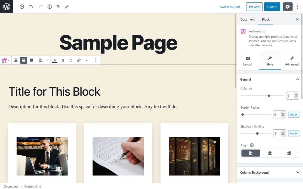 Gutenberg Editor