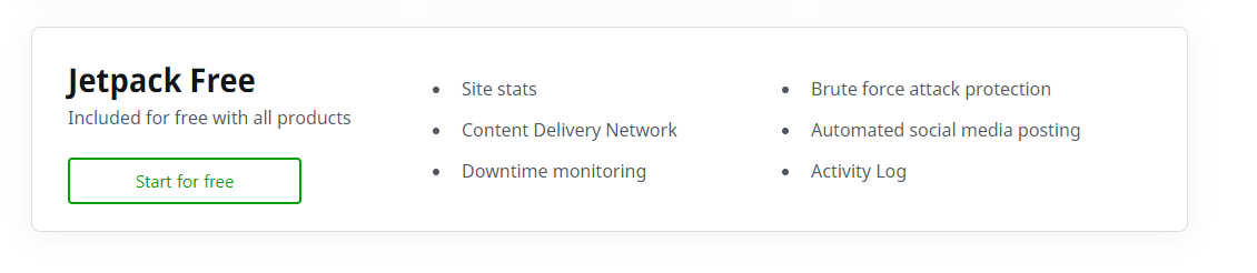 jetpack features