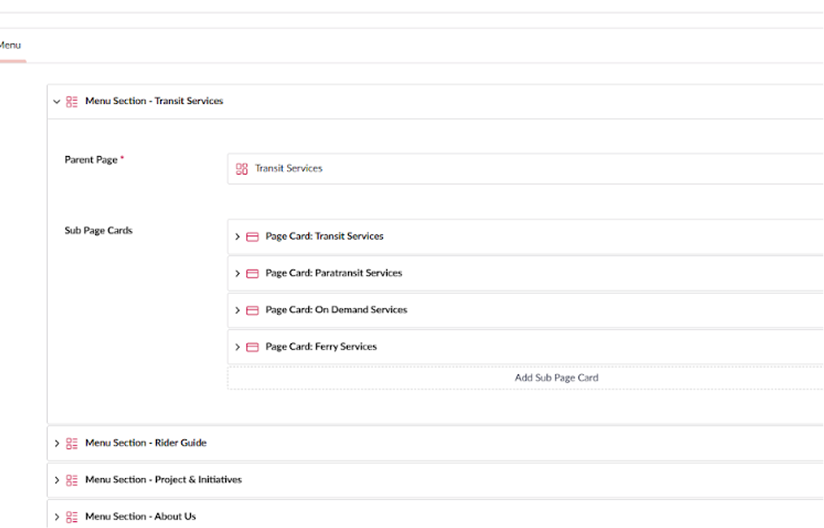 Flexible content with custom blocks