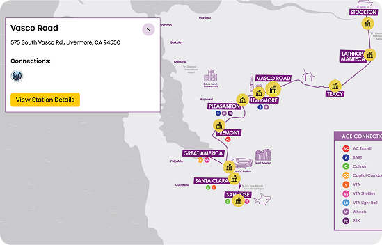 Hotspot-based route map