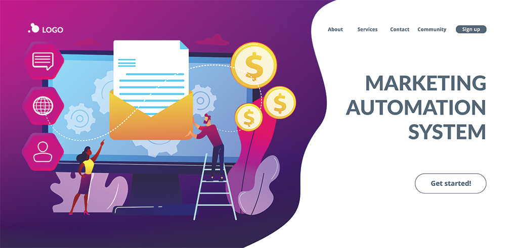 marketing automation illustration