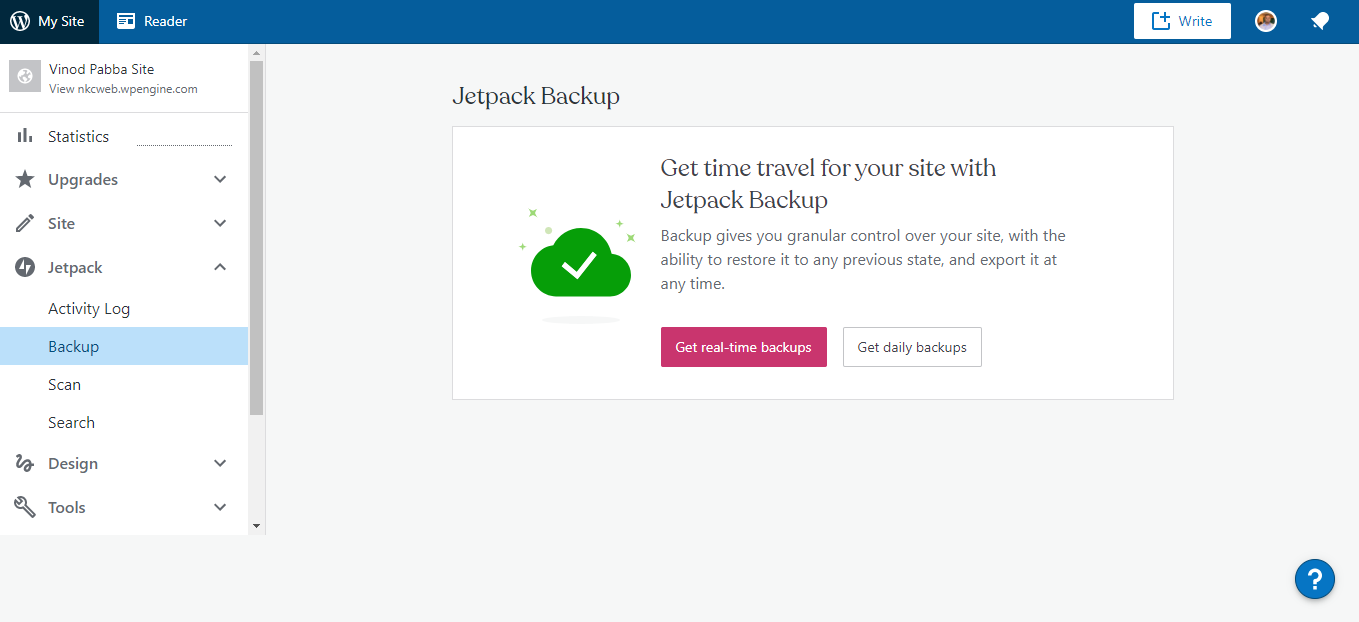 site backup